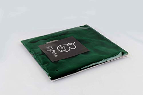 MyBatua 3 Layers Saudi Niqab In Breathable Georgette, Wholesale Price, 1pc Face Veil NQ-003 - color: Dark Green