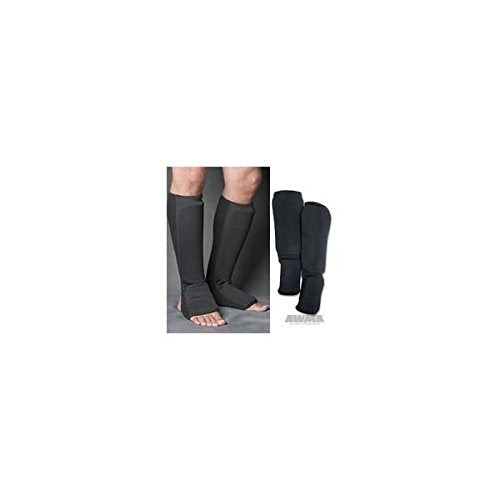 Proforce Cloth Shin Instep Guard Black- Child Medium