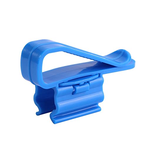 for Tank Hose Holders Water Pipe Tube Clamp Fixed Clip Adjustable Aquarium Accessories Hoses Holder Clip Fish - size: Blue BL
