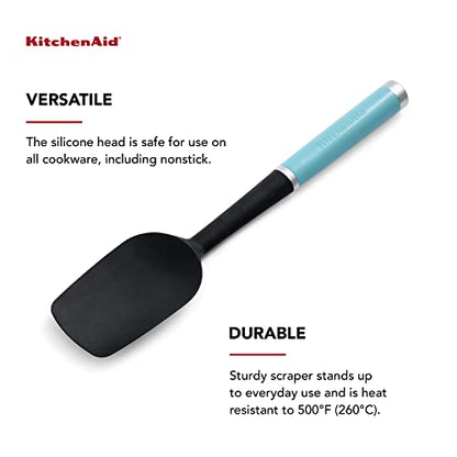 KitchenAid KE030OHAQA Classic Spoon Spatula - color: Aqua Sky