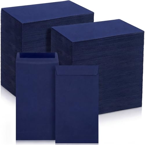 Taobary #7 1000 Pack Money Envelopes for Cash, Navy Blue, 7 - color: Navy Blue