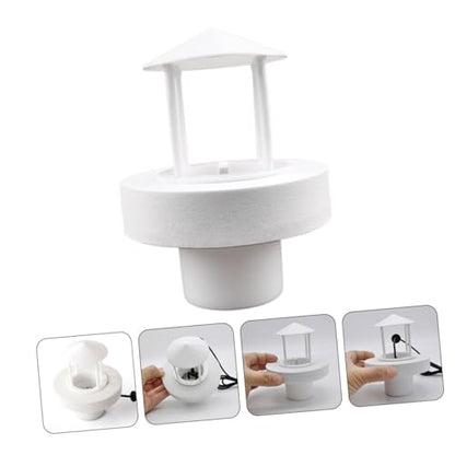TOYANDONA Portable Rockery Splash Guard for Humidifier Easy to Install Plastic Mist Cover for Fish Tanks and Ponds and Functional Floating Humidifier Shield Box