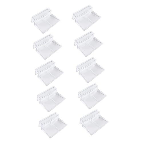 Toyvian Acrylic Support Frame for Fish Tank Cover Brackets for Aquarium Lid Acrylic Support Rack Transparent Color for All Fish Tanks