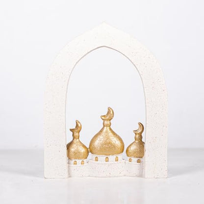 Ramadan Celebration Statue - This Beautifully Handcrafted Resin Ornament Features Intricate Detailing and Makes a Meaningful - color: Ramadan Celebration Statue