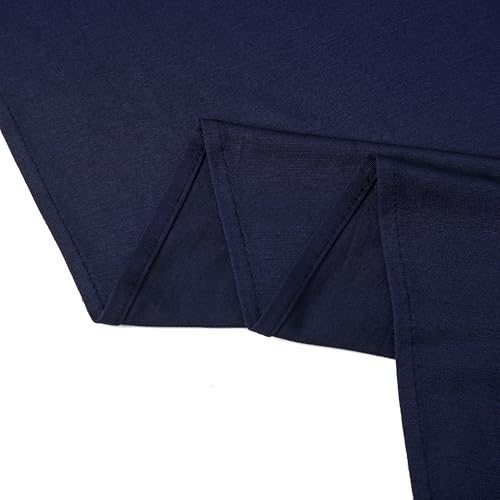 Pre-sewn Instant Hijab Non-slip Scarf for Women Modal Jersey Head Scarf Wrap for Women - color: Navy2