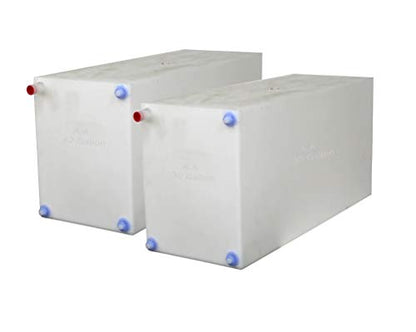 Fresh and Gray Water Holding Tank | Combo Pack | RV Water Holding Tanks | Camper Holding Tanks - BPA Free (30 Gallon & 42 Gallon) - size: 30 Gallon & 42 Gallon