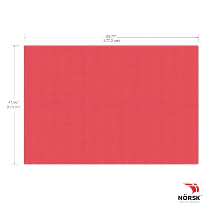 Dual-Sided Reversible 1/2" Foam Exercise Mats for Home Gym - Interlocking EVA Foam Tiles - color: Red / Black, size: 48 Tiles - 192 Sq. Ft.