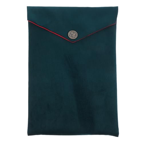 Bible Storage Bag Scriptures Carrying Case Soft Velvet Book Holder Bag for Sacred Texts 13.77 X 9.64 X 0.39 in Protective Pouch for Church Travel and Daily Use