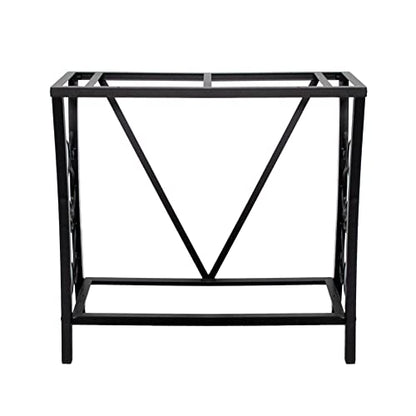 Aquatic Fundamentals 29 Gallon Metal Aquarium Stand, 30.3" L x 12.5" W, Black - size: 29 Gallon