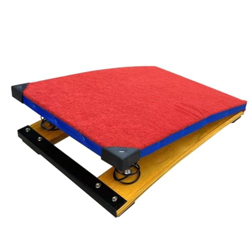 Gymnastics Springboard, Heavy Vault Springboard, Sports Club/Martial Arts Springboard with Anti-Slip Felt and Foot Pads