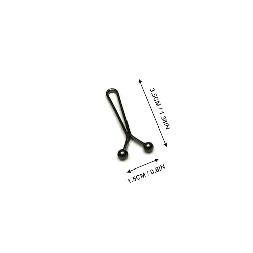Hijab Pins - Multicolors Headscarf Clips 4 Colors 24pcs - Muslim Scarf Clips Hook Safty Pins with Simple Steel Ball Head