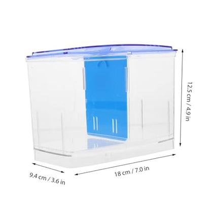 Totority Fish Tank Isolation Box Guppy Breeding Fry Incubator Aquarium Divider Observation Window for Fish Nursery