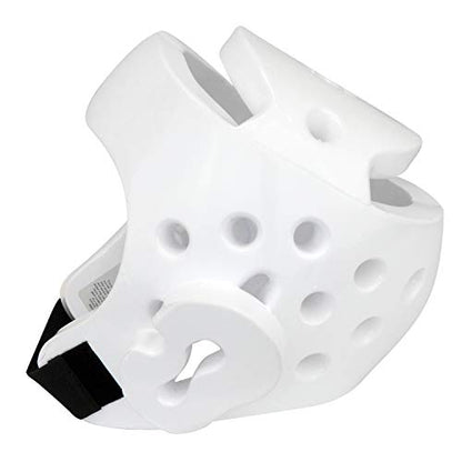 AAMA Taekwondo and Karate Sparring Foam Head Guard - color: WHITE, size: Large