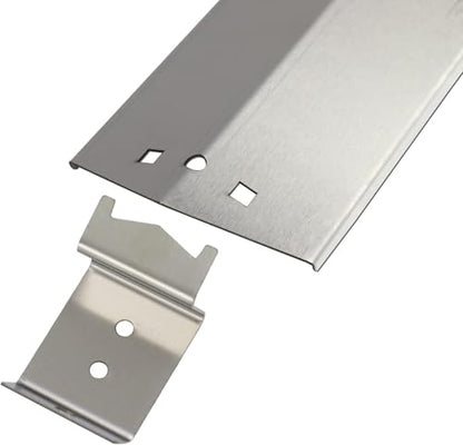 Stainless Steel Heat Plate Brackets, Burner Hanger Brackets Replacement for Chargriller 5050, 3001, 3008, 3030, 4000, 4208, 5072, 5252, 5650, 5050 Duo, Included Mounting Screws, Set of 6
