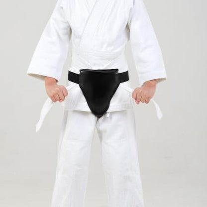 BESTYASH Boxing Groin Protector for Kids Reusable Crotch Guard with Breathable Fabric and Abs Sponge Comfortable Martial Arts Protective Gear for Training and Fighting