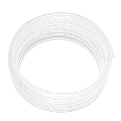 Clear Vinyl Tubing 1/4" ID × 3/8" OD -50 Ft 60PSI | Flexible Lightweight Plastic Tube, BPA Free Non-Toxic, Multipurpose Hybrid Reinforced Clear Tube for Transfer Water Air Oil - size: 1/4’‘, style: 50 feet