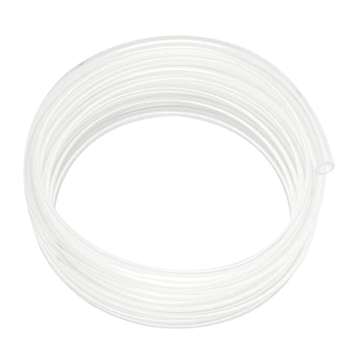 Clear Vinyl Tubing 3/4" ID × 1" OD -25 Ft 30PSI | Flexible Plastic Tube,Lightweight Plastic Tubing,Oil Resistant Hybrid Multipurpose Industrial Vinyl Hose - size: 3/4'', style: 25 feet