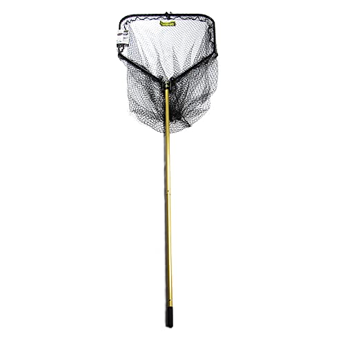 TS116Y Tournament Series Precision Muskie Landing Net - Hoop 36"X38", Length 116",Gold/Black