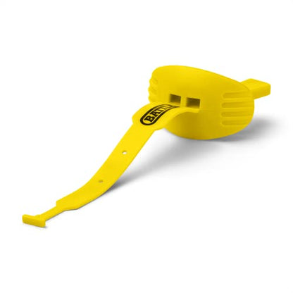 Battle Speed Football Mouthguard with Strap, Neon Yellow | Maximum protection for safe secure fit, Built-in airflow channels, No boiling required, Advanced composite material - color: Neon Yellow