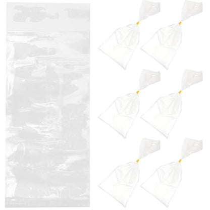 Mipcase 50pcs Thicken Plastic Fish Transport Bags 16x40cm Leak-proof Aquarium Shipping Storage Bags for Live Fish Packing