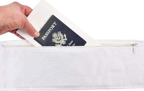 Generic Ihram Belt for Hajj and Umrah - Adjustable Size with Front Pockets and Zippered Compartments