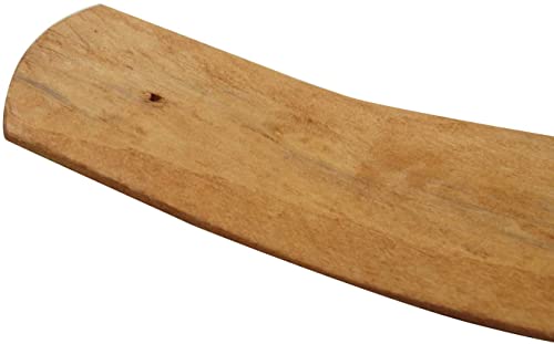 TRENDBOX 100pcs Handmade Plain Wood Wooden Incense Stick Holder Burner Ash Catcher Natural Design Buddhist - size: 100 pcs