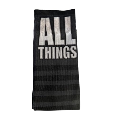 Bible Verse Socks for Women - Christian Crew Socks | Inspirational and Comfortable, Easter Gift Idea - color: All Things Through Christ - Phil. 4:13