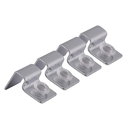 8Pcs Stainless Steel Fish Tank Support Bracket for Aquarium Covers Practical Rack Holder for Fish Tank Safety
