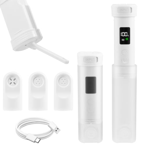 Portable Bidet for Travel, IPX7 Rechargeable Travel Bidet, 4 Nozzles, White - color: White