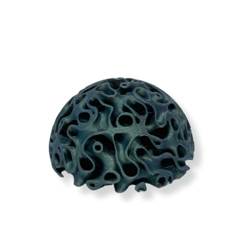 REEFSHAPE Aquarium Coral Reef Dome - Aquarium Reef Replica for Fish Shelter & Egg Laying - Aquarium Safe Dome Structure for Fish Shrimp & Aquatic Pets (Aurora Green) - color: Aurora Green