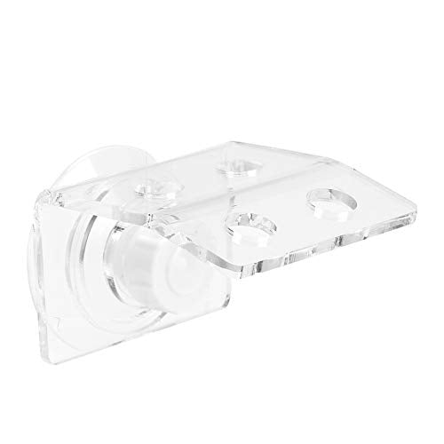 Acrylic Rack Bracket, Aquarium Frag Holder with Strong Suction Cup, Transparent Support Stand for Fish Tank, Reef Tank Organizer with Durable Weather Resist (4 Section) - size: 4 Section