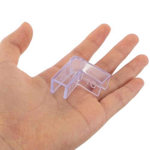 DOITOOL 25pcs Aquarium Corner Pads 10mm Thick Fish Tank Glass Edge Protectors L-Shaped Non-Adhesive Safety Guards for Furniture and Protection