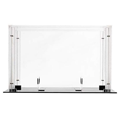 Franklin Sports Display Case – Memorabilia – UV Protected – Sport Collectibles - Baseball - Batting Gloves - Basketball - Soccer Ball - Football - style: Football