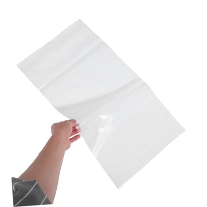 Amosfun 50Pcs Leakproof Fish Transport Bags Transparent Packaging for Fish Aquatic for Aquariums Pet Stores Hobbyists