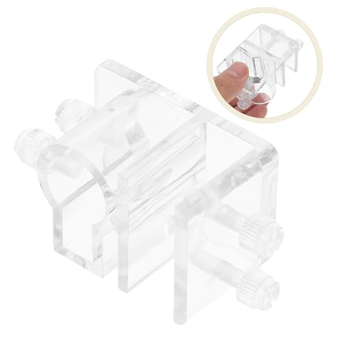 Aquarium Water Pipe Fixing Clamp Heavy Duty Hose Holder Bracket for Fish Tank Adjustable Dosing Pump Hose Clip Sturdy Tube Hanger Easy Installation