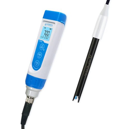 Apera Instruments PH60-WW Handheld pH Meter Tester Kit with LabSen 335 ATC pH Electrode for Lab-Grade pH Measurement in Wastewater, Suspensions, and Emulsions - style: For Dirty Liquids