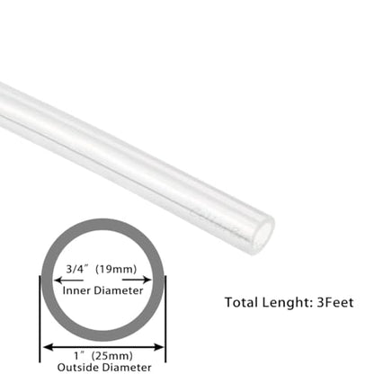 Silicone Tubing Food Grade 3/4"ID x 1"OD 3 Feet Length Pure Silicone Hose Tube for Home Brewing, Beer Line, Kegerator, Wine Making - size: 3/4" ID x 1" OD, style: 3 Feet