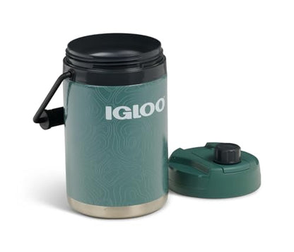 Igloo Trailmate Hybrid 54 oz Insulated Water Bottle, Large Sports Water Jug, Beverage Cooler, Spruce - color: Spruce