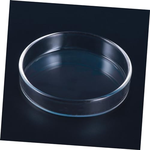 BESPORTBLE Shrimp Food Round Dishes Glass Feeder Bowl Fish Tank Feeder Multi-Purpose Ornamental Supplies