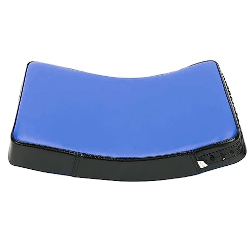 Taekwondo Curved Foot Target, Ergonomically Designed Muay Thai Pad for Training, Curved Kickboxing Strike Shield for Martial Arts, Taekwondo, Karate - color: Blue