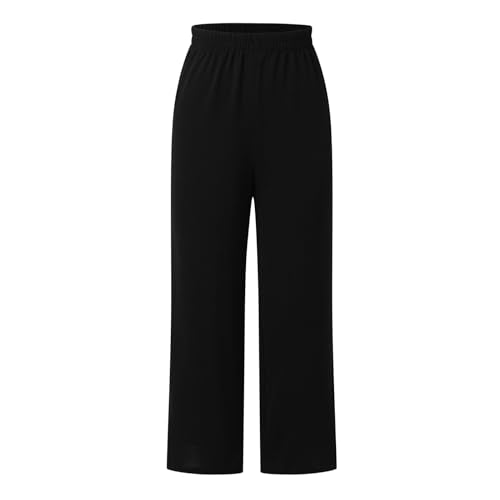 2 Piece Muslim Outfits For Women Long Sleeve Button Down Shirt And Baggy Pants Casual Dress Outfits Prayer Clothes - color: Black, size: Large