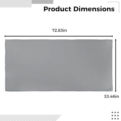 Viscose Cotton Hijab, Modal Linen Shawl, Solid Color Headscarf, 33.5 x 72.8 in / 85 x 185 cm, Thin Breathable Women's Scarf Wrap