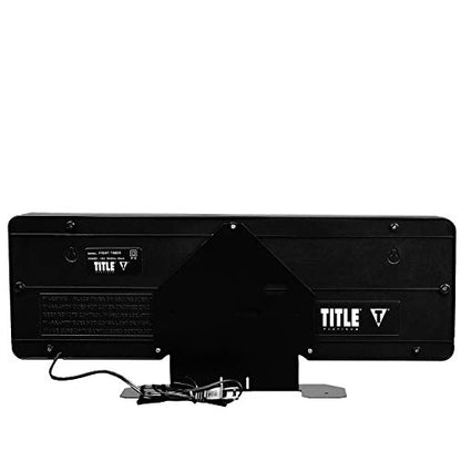 TITLE Boxing Professional Interval Timer and Gym Clock - Fight and Workout Timer, Boxing Equipment