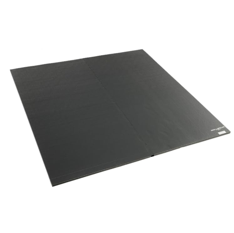 Dollamur 12'x12'x1-7/8" Home Mat, Tatami, FLEXI-Connect® - color: Charcoal Gray