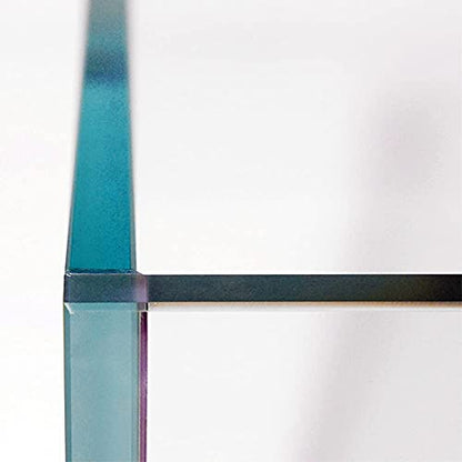 Allcolor Artisan Grade Ultra Clear Rimless Aquarium Tank (10GaI) | Low Iron Glass Fish Tank for Professional Aquascaping and Planted Layouts, 6-60 Gallons (10GaI - Top Glass Canopy) - size: 10Gal 18.8"L×11"W×11.8"H
