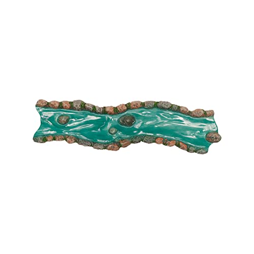 Mini Straight Stream Section Fairy Rock Garden Water Feature Dollhouse Landscape Decor Accessory