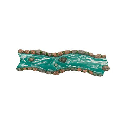 Mini Straight Stream Section Fairy Rock Garden Water Feature Dollhouse Landscape Decor Accessory