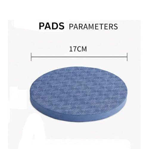 Exercise Ab Roller Mat and Knee Foam Pad Set – Arch Shaped Thick Non-Slip Exercise Pads for Core & Home Workouts, Pack of 2