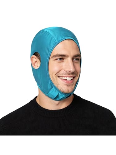 Wrestling Hair Cover Cap | Universal Fit for Any Headgear for Grappling, Wrestling, Judo & Jiu Jitsu/BJJ - color: Light Blue