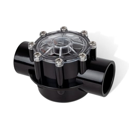 7305 Check Valve Compatible with Ground Pool, Tub & Spa System 180-Dgree Straight Through Flow Fit for Spas Replacement for Jand y Check Valve 2 inch to 2 1/2 Inch
